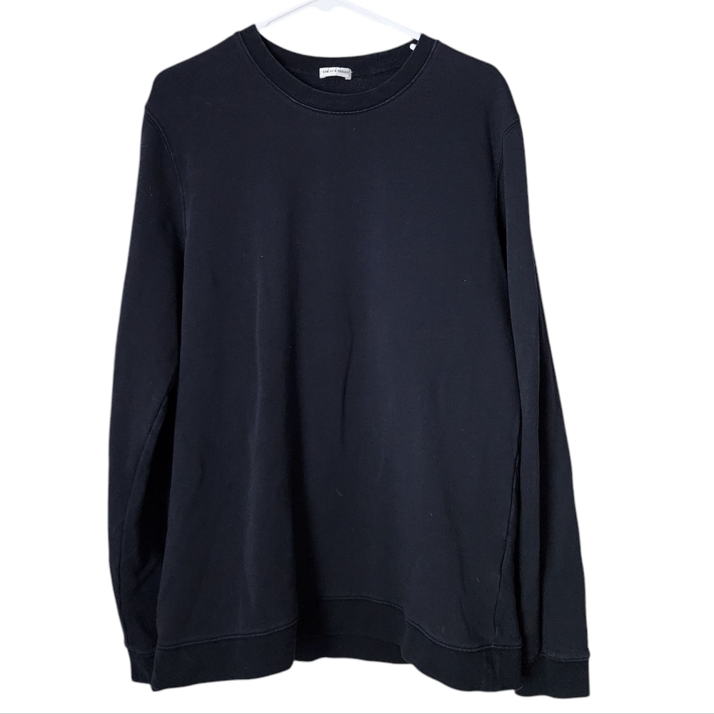 SON‎ OF A TAILOR French Cotton Terry CREW Sweatshirt in black